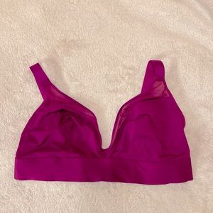Parade Plunge Bralette in Raspberry - Size 2 (36 DDD/F)